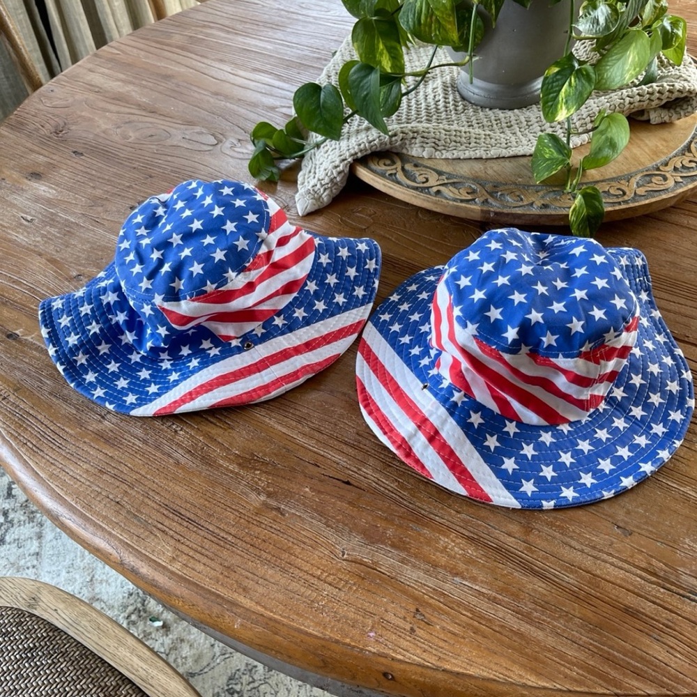Set of patriotic hats
